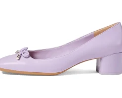 Women's Franco Sarto Natalia Square Toe Block Heel Pumps with Bow