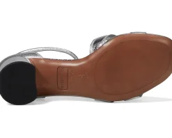 Women's Franco Sarto Nora Ankle Strap Low Block Heel Sandals