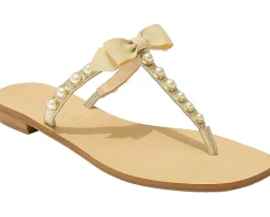 Women's Jack Rogers Sand Piper Bow Pearl Sandal