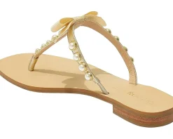 Women's Jack Rogers Sand Piper Bow Pearl Sandal