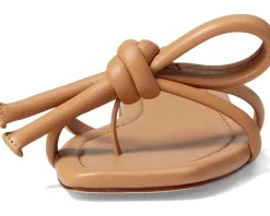 Women's Loeffler Randall Hadley Leather Bow Flat Sandals