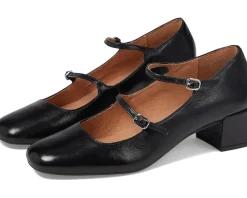 Women's Madewell The Nettie Heeled Mary Jane in Leather