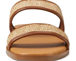 Women's Madewell The Teagan Slide Sandal in Straw