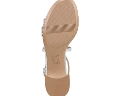 Women's Naturalizer June Strappy Low Block Heel Dress Sandal