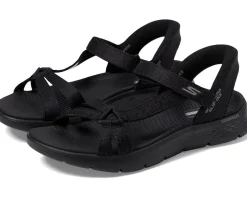 Women's SKECHERS GO WALK Flex Sandals - Illuminate Hands Free Slip-Ins