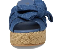 Women's Stuart Weitzman Loveknot Espadrille Wedge Slide