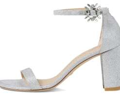 Women's Stuart Weitzman Nearlynude Crystal Nova Sandal