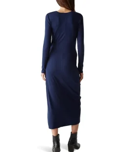 Yessenia Faux Wrap Midi Dress