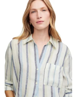 Y-Neck Shirt With Adjustable Sleeve