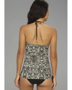 Zara Shirred Bandeau Tankini
