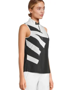 Zigzag Print Sleeveless Top